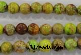 CDT863 15.5 inches 10mm round dyed aqua terra jasper beads wholesale