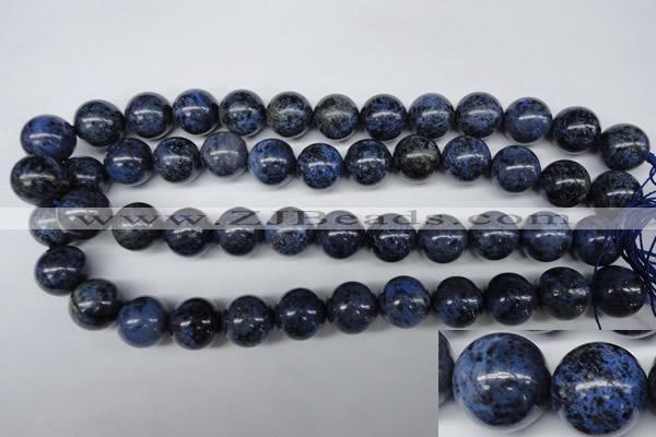 CDU108 15.5 inches 20mm round blue dumortierite beads wholesale