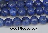 CDU341 15.5 inches 6mm round blue dumortierite beads wholesale