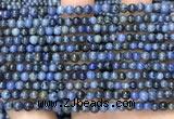 CDU350 15.5 inches 4mm round blue dumortierite beads wholesale