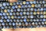 CDU361 15.5 inches 6mm round sunset dumortierite beads wholesale