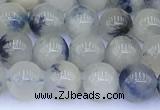 CDU375 15.5 inches 6mm round natural blue dumortierite beads