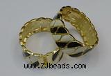 CEB176 25mm width gold plated alloy with enamel bangles wholesale