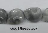 CEE215 15.5 inches 15*18mm skull shape eagle eye jasper beads