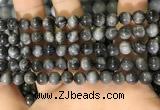 CEE519 15.5 inches 6mm round eagle eye jasper beads wholesale