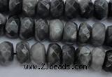 CEE69 15.5 inches 8*12mm faceted rondelle eagle eye jasper beads