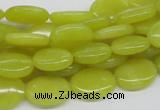 CEJ06 15.5 inches 12*16mm oval lemon jade beads wholesale