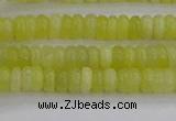 CEJ210 15.5 inches 2*4mm rondelle lemon jade beads wholesale