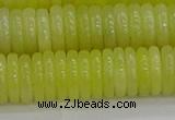 CEJ213 15.5 inches 2*10mm rondelle lemon jade beads wholesale