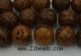 CEJ303 15.5 inches 10mm round elephant skin jasper beads wholesale