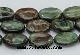 CEM14 15.5 inches 12*16mm oval emerald gemstone beads wholesale