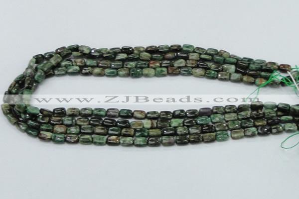 CEM16 15.5 inches 6*8mm rectangle emerald gemstone beads wholesale