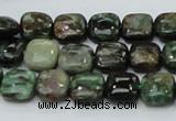 CEM22 15.5 inches 10*10mm square emerald gemstone beads wholesale