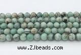 CEM53 15.5 inches 10mm round emerald gemstone beads wholesale