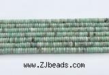 CEM70 15.5 inches 3.5*7mm rondelle emerald gemstone beads