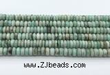 CEM71 15.5 inches 4.5*8mm rondelle emerald gemstone beads