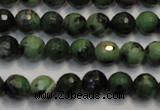 CEP106 15.5 inches 8mm faceted round epidote gemstone beads