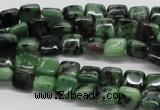 CEP12 15.5 inches 8*8mm square epidote gemstone beads wholesale