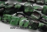 CEP14 15.5 inches 12*12mm square epidote gemstone beads wholesale