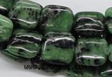 CEP15 15.5 inches 15*15mm square epidote gemstone beads wholesale