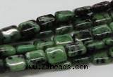 CEP16 15.5 inches 8*10mm rectangle epidote gemstone beads