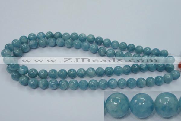 CEQ04 15.5 inches 10mm round blue sponge quartz beads wholesale