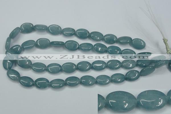 CEQ114 15.5 inches 13*18mm oval blue sponge quartz beads