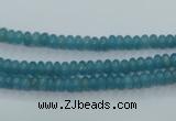 CEQ21 15.5 inches 2*4mm rondelle blue sponge quartz beads