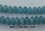 CEQ23 15.5 inches 5*8mm rondelle blue sponge quartz beads