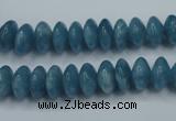 CEQ24 15.5 inches 6*10mm rondelle blue sponge quartz beads