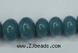 CEQ30 15.5 inches 7*10 – 15*20mm rondelle blue sponge quartz beads