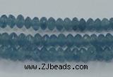 CEQ31 15.5 inches 2*4mm faceted rondelle blue sponge quartz beads