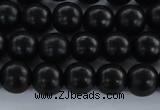 CEY02 15.5 inches 6mm round black ebony wood beads wholesale