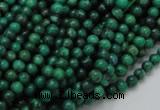 CFA65 15.5 inches 4mm round green chrysanthemum agate beads