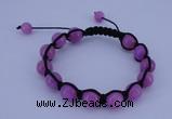 CFB500 10mm round candy jade beads adjustable bracelet wholesale