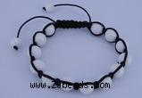 CFB505 10mm round candy jade beads adjustable bracelet wholesale