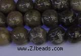 CFC213 15.5 inches 10mm round grey fossil coral beads wholesale