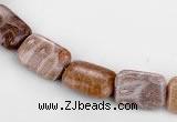 CFC50 10*14mm rectangle coral fossil jasper beads wholesale