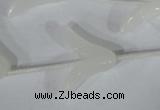 CFG502 15.5 inches 20*26mm carved flower white jade beads