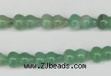 CFG65 15.5 inches 8*13mm carved calabash green aventurine beads