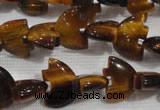 CFG767 15.5 inches 10*15mm carved animal yellow tiger eye beads