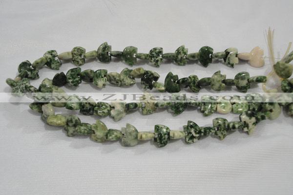 CFG783 15.5 inches 10*15mm carved animal snake dragon jade beads