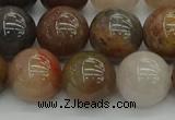 CFJ204 15.5 inches 12mm round fancy jasper beads wholesale