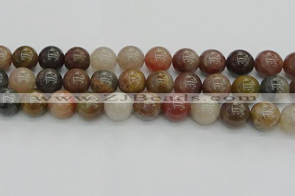 CFJ205 15.5 inches 14mm round fancy jasper beads wholesale