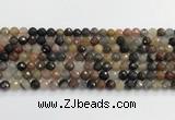 CFJ217 15.5 inches 6mm faceted round fancy jasper beads