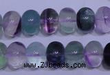 CFL1070 15 inches 10*14mm rondelle natural fluorite gemstone beads