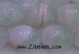 CFL1205 15.5 inches 13*18mm rice green fluorite gemstone beads