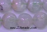 CFL1210 15.5 inches 14mm flat round green fluorite gemstone beads