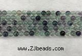 CFL1461 15.5 inches 6mm round A grade fluorite gemstone beads