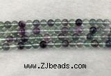 CFL1472 15.5 inches 8mm round AA grade fluorite gemstone beads